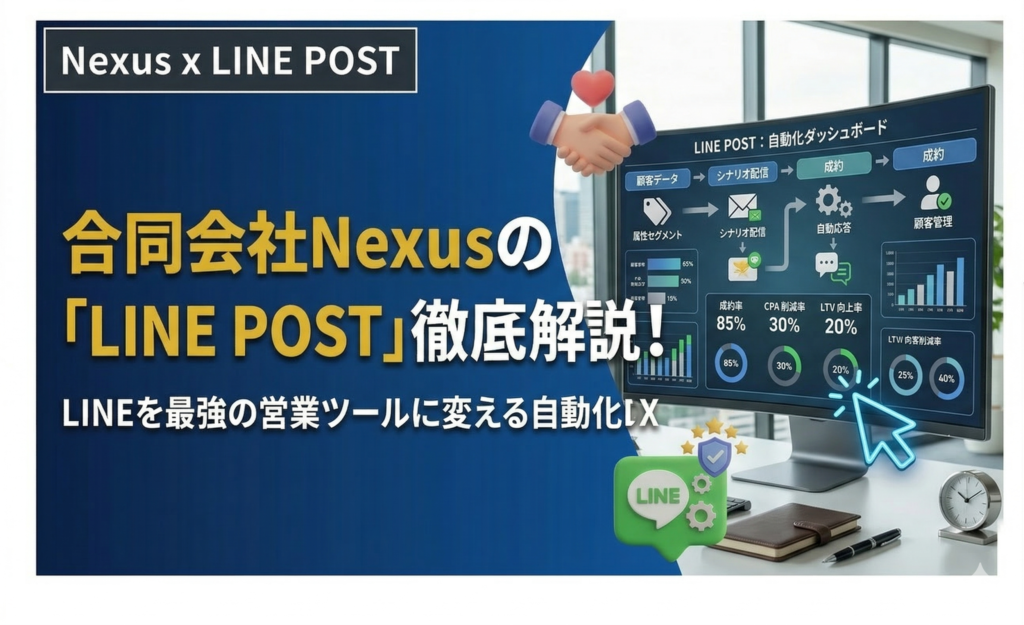 合同会社Nexusの「LINE POST」でLINE公式アカウントを最強の営業ツールに変える方法とは？ - BizHack-ビズハック ...